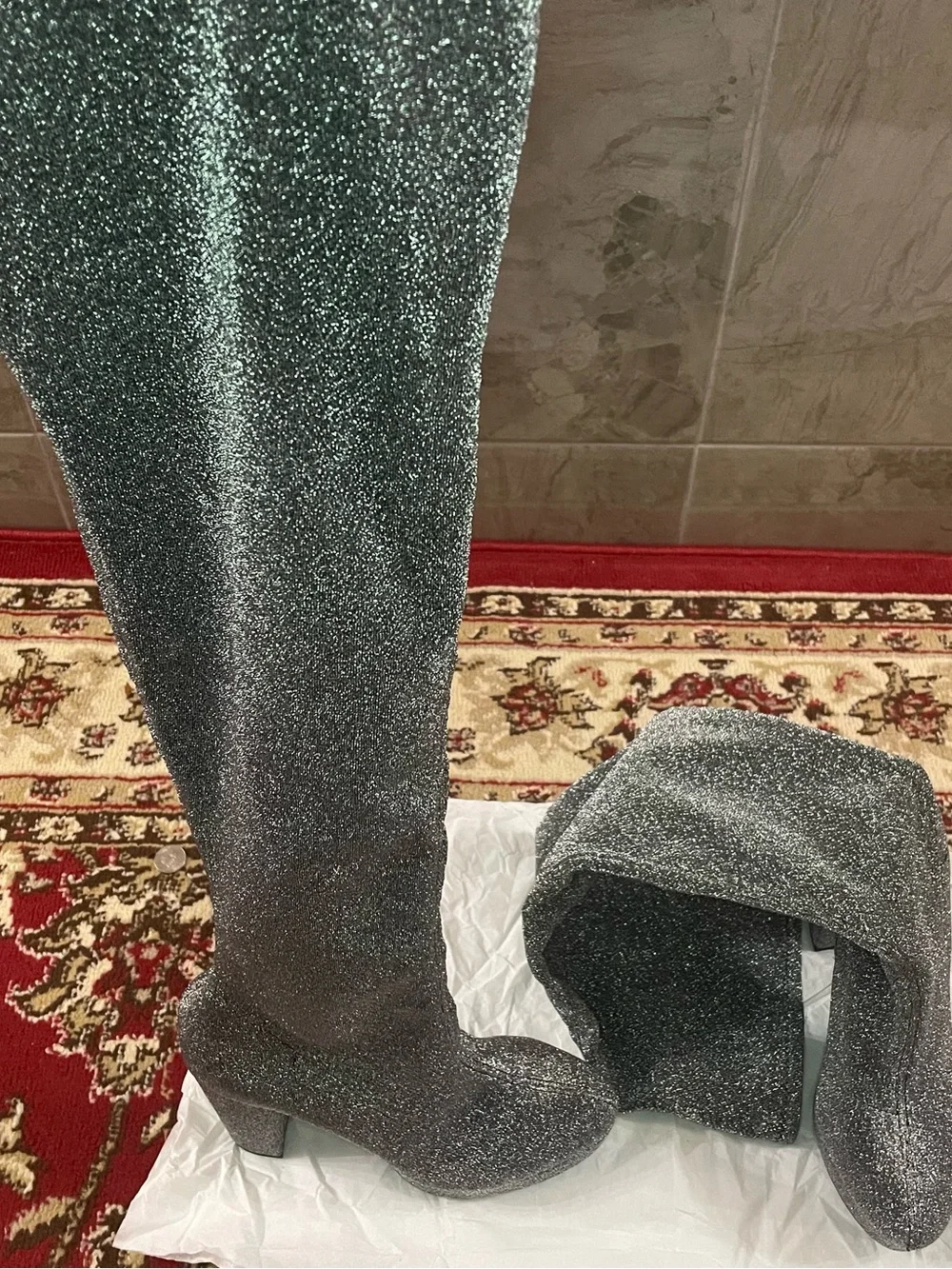 Sparkle & Shine Women's Knee Boots